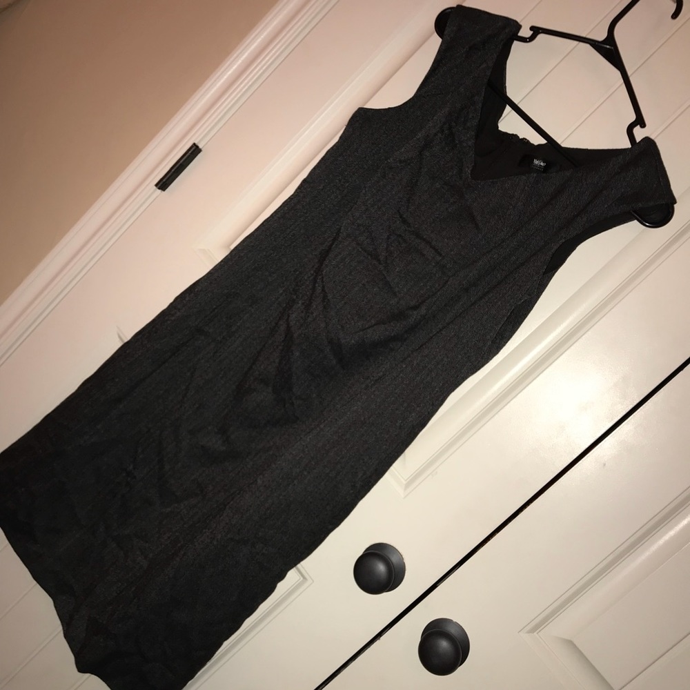 EUC Charcoal gray sheath dress.